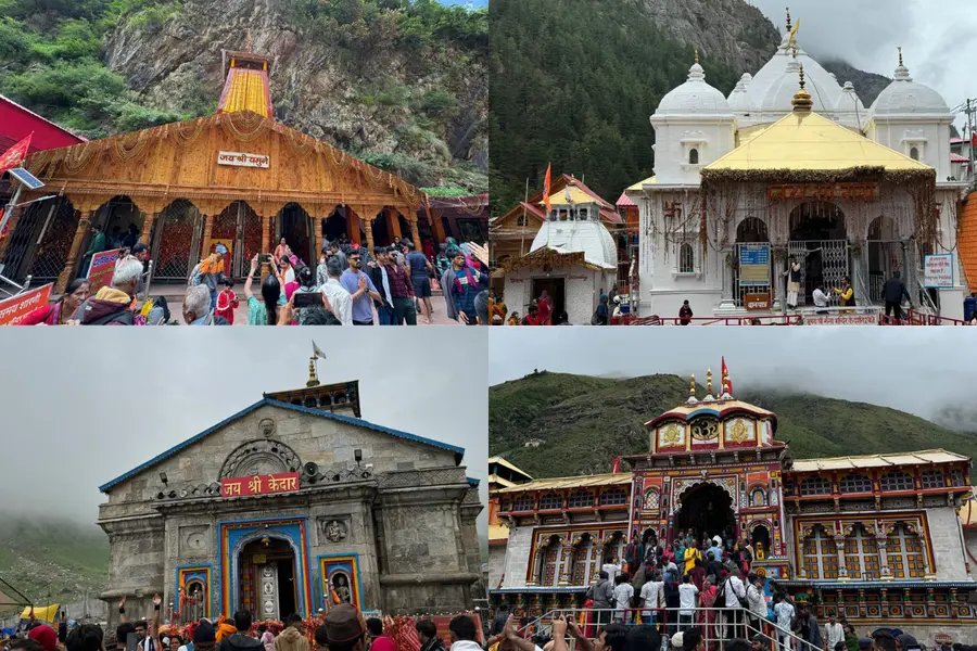 Chardham Yatra Yamunotri Gangotri Kedarnath Badrinath temples